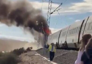 Interrumpida la circulación de Alta Velocidad entre Barcelona y Madrid por el incendio de un tren en Zaragoza